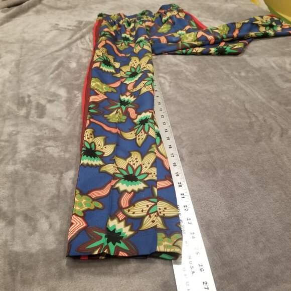 Scotch & Soda Maison Boys Edition Mid Rise Pants Elastic Waist Floral Multicolor - Picture 8 of 11